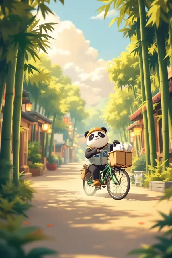 熊猫邮递员封面